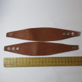 Lot of 7 leather watch cover straps