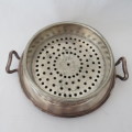 Union Castle Line silverplated serving dish with military use marks