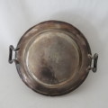 Union Castle Line silverplated serving dish with military use marks