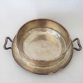 Silverplated Vegetable server with military use markings
