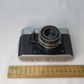 Hamano 35 Film camera with Tokinon 1:2.8 lens missing rewinder - In leather case