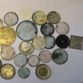 Lot of 25 mixed watch face plates - Some enameled