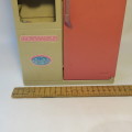 Vintage doll house fridge with light and water dispenser