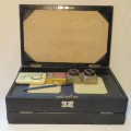 1930`s writing case with accessories - Good condition - 36 x 25 cm