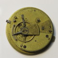 Adams & Co, London pocket watch movement enameling of dial intact no hour, minute or second hand