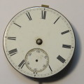 Adams & Co, London pocket watch movement enameling of dial intact no hour, minute or second hand