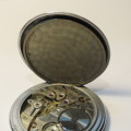 Silvana vintage pocket watch - No glass, hour and second hand - Not working