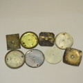 Lot of 26 used vintage mens watch faces