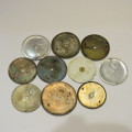 Lot of 26 used vintage mens watch faces