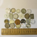 Lot of 22 ladies vintage watch faces - Well used