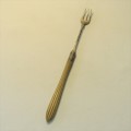 Antique silverplated pickle fork