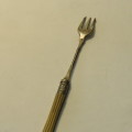 Antique silverplated pickle fork