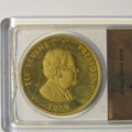 Gold Society ELI Levine medallion - Slabbed