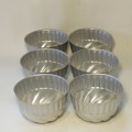 Lot of 6 vintage jelly/pudding moulds