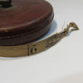 Hockley Abbey John Rabone and Sons vintage leather measuring tape