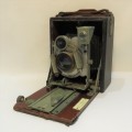 Antique Tudor camera 1905-1908 - With plate attachment - Well used