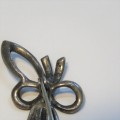 Sterling silver markasite brooch