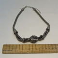 Vintage costume jewellery choker necklace - Adjustable