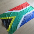 New South African flag - Well used - Size 148 x 87 cm