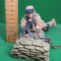 McFarlane Military US Army M60 Machine gunner figurine - Military series 3