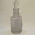 Antique glass perfume bottle LA PEBRA