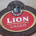 Lion Lager foam plaque - Size 36 x 43 cm