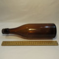 Quart SA Breweries bottle - Antique - With Lion Lager stopper