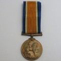 Rare WW1 Bronze War medal issued to 2Q435 Pte. I. Lekarapa of SA Native Labour Corps