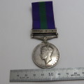 General Service medal Palestine 1945-48 issued to AS.6875 Sergeant J.Mofoka A.P.C