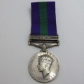 General Service medal Palestine 1945-48 issued to AS.6875 Sergeant J.Mofoka A.P.C
