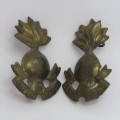 Pair of SA Engineers Corps Collar badges