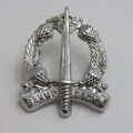 SA Corps of Military Police cap badge - Screw pins #7