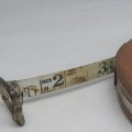 Vintage Evans 100 Feet white measuring tape
