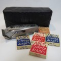 Vintage Andis Master hair clippers with 5 extra sets of blades - Needs power cord