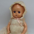 Vintage Celluloid baby doll with closing eyes