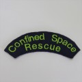 Confined Space Rescue cloth shoulder title