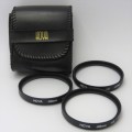 Hoya 49 mm lens filter set of 3