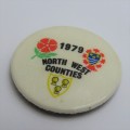 1979 North West Counties lapel pin badge