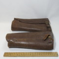 WW1 British Army Officer leather puttees
