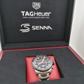 Tag Heuer Carrera SENNA Chronograph special edition automatic mens watch - Excellent condition