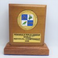 2008 Peninsula Rifle League Shield Individual championship trophy