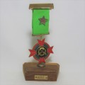 1995 SA Service Shooting medal trophy