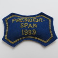 1989 SA Service Shooting President team badge