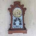 Antique Ansonia mantle clock - Face 17 x 17 cm - 51 cm High