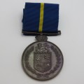 SA Police Faithful Service medal issued to K155022K Konst H.A.R Steyn