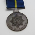SA Police Faithful Service medal issued to K155022K Konst H.A.R Steyn