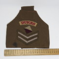 SADF Corporal rank brassard with DUKES shoulder title and flash