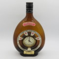 Vintage Girolamo Luxardo cherry liquor bottle with built in clock - wind up