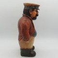 Vintage Sea Captain figurine - seems to be poly resin