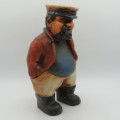 Vintage Sea Captain figurine - seems to be poly resin